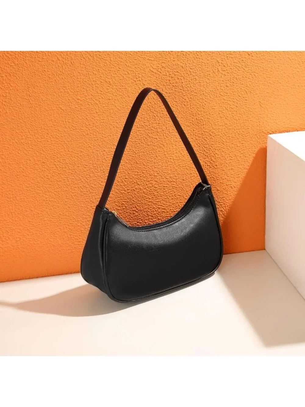 Chic Vegan Leather Hobo Tote Bag for Women | Stylish Sling Clutch with Zipper